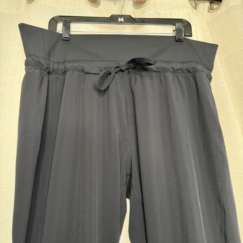 Athleta Spar Pants Ankle Jogger Black Workout Yoga Pilates Athleisure Women's XL - Picture 4 of 11